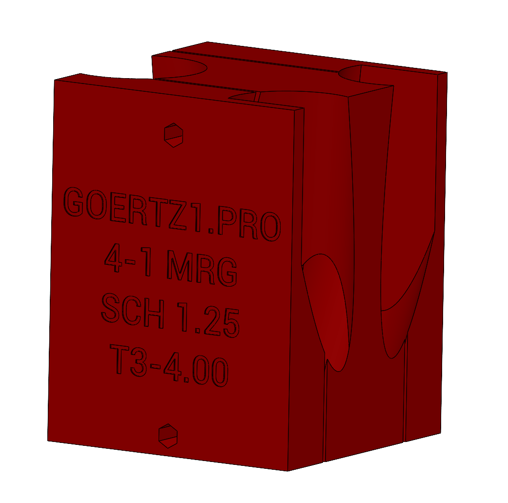 4-1 Merge Collector Jigs & Fixtures - Schedule 1.25 Pipe (3D Printing Files)