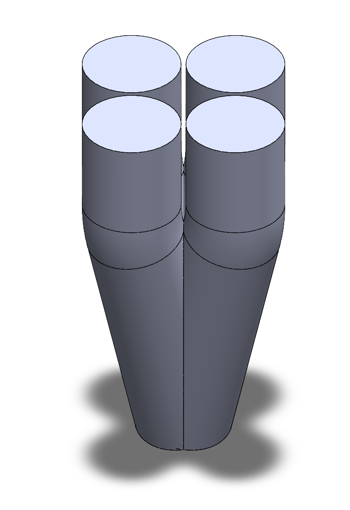 4-1 Tubular Merge Collector Jigs & Fixtures for 16/18 Gauge Materials (3D Printing Files)