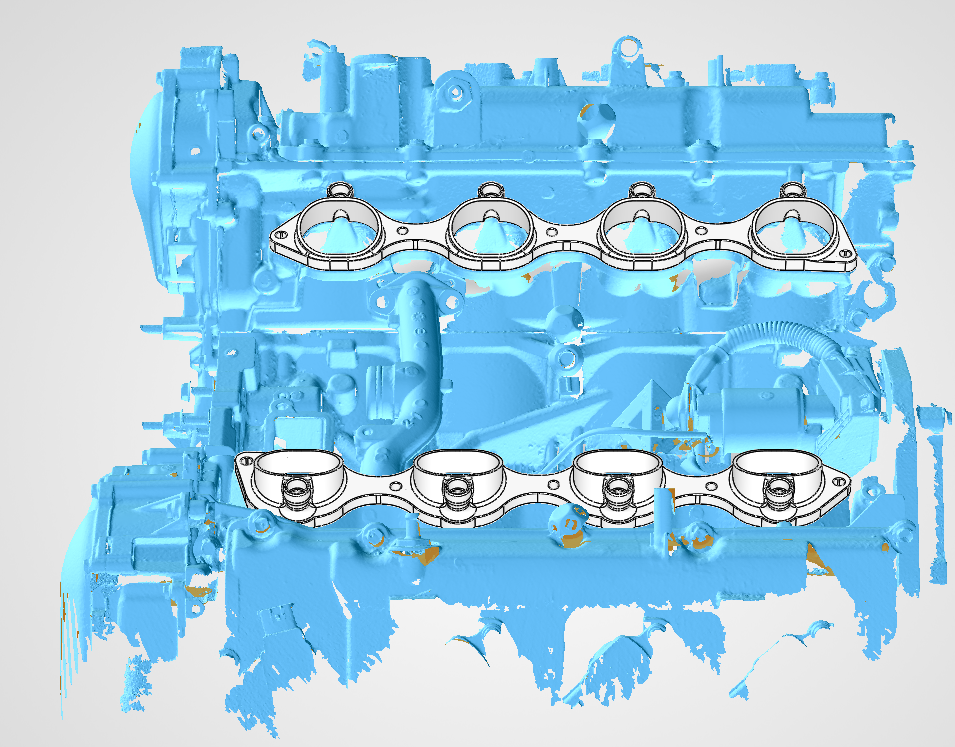π Nissan VK56 SI Head Flange β 14mm Injector β Metal Print STL