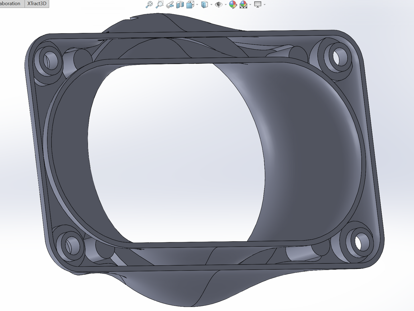 CobraJet to GT350/90mm/80mm Coyote Throttle Body Adapter