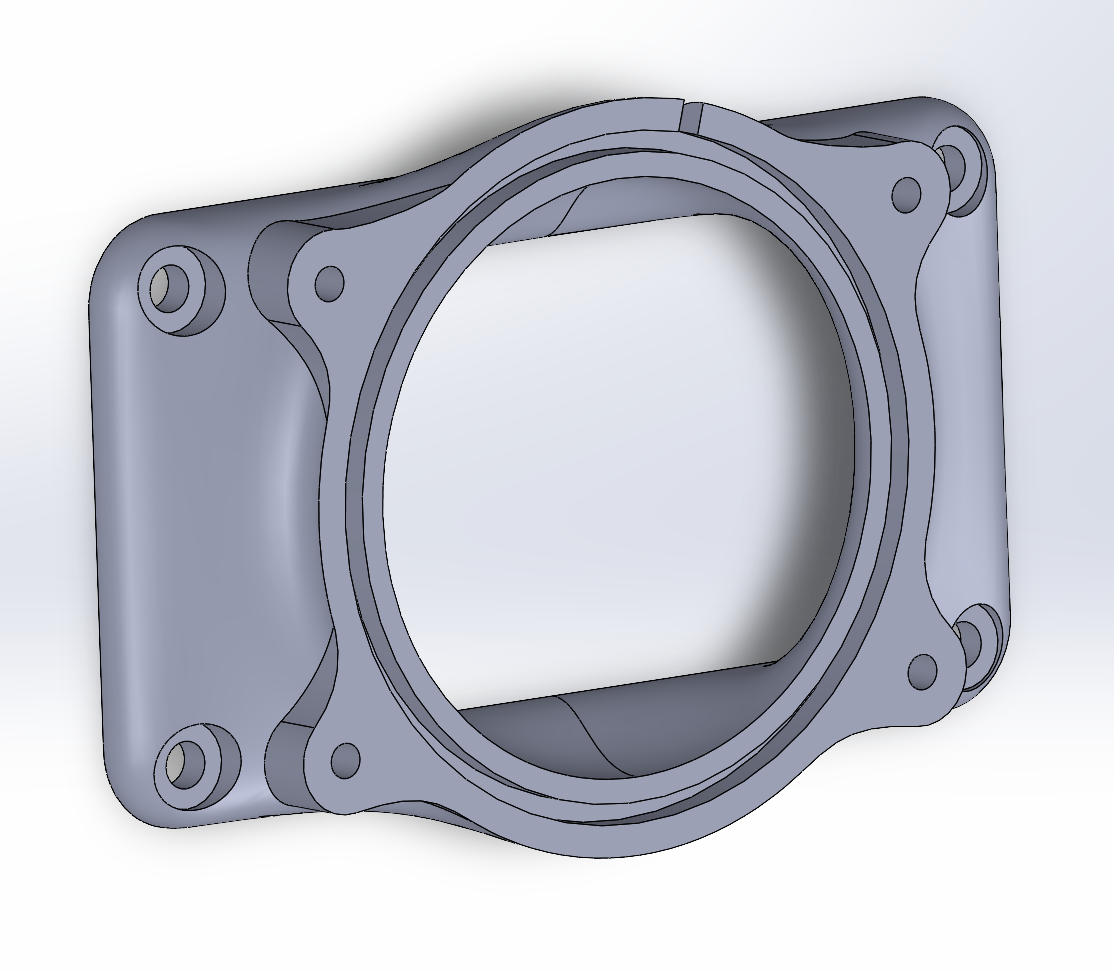 CobraJet to GT350/90mm/80mm Coyote Throttle Body Adapter