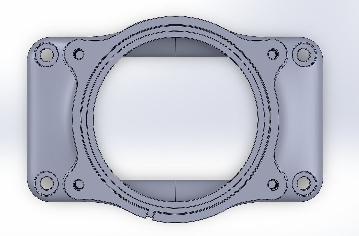CobraJet to GT350/90mm/80mm Coyote Throttle Body Adapter