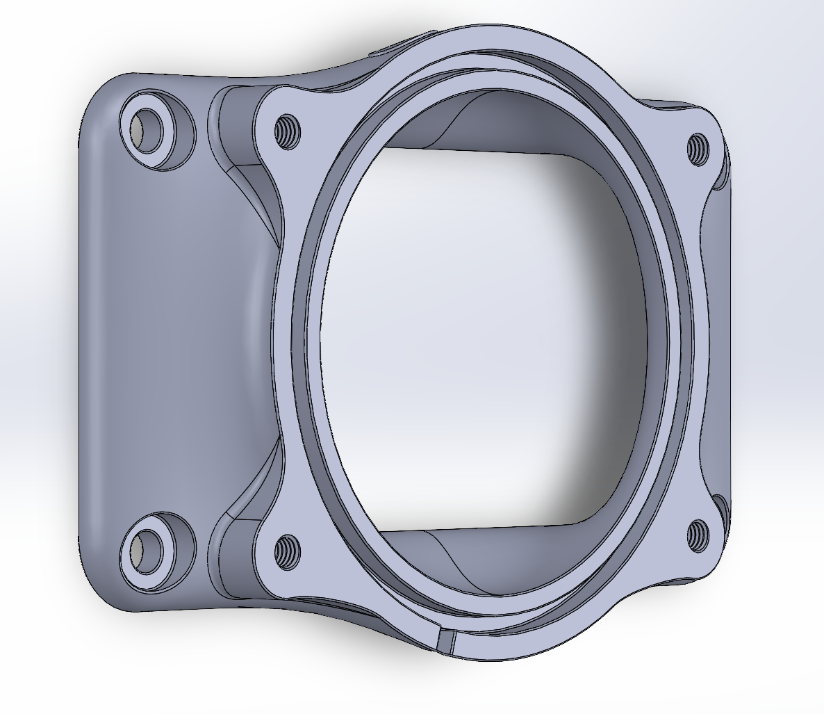 CobraJet to GT350/90mm/80mm Coyote Throttle Body Adapter