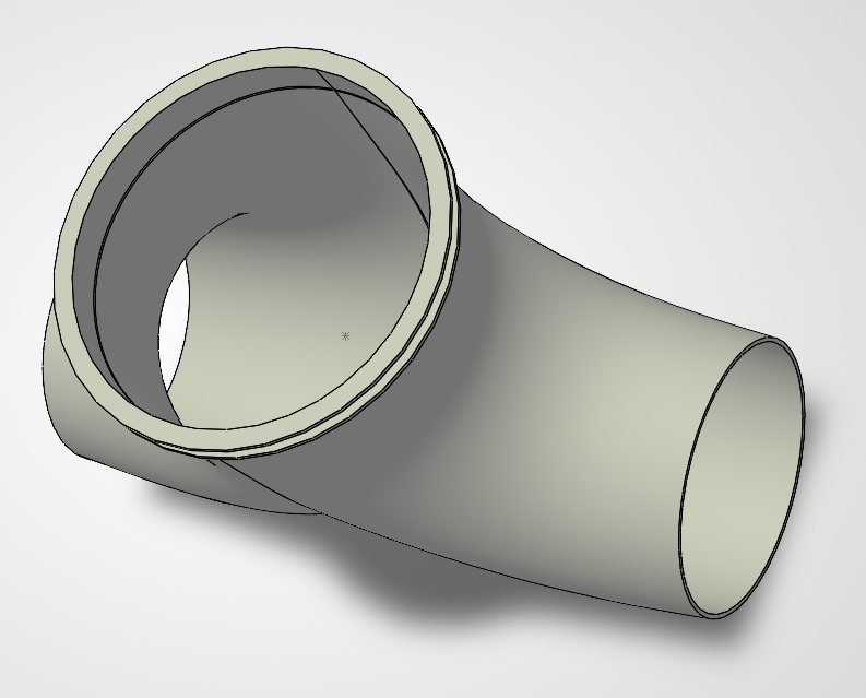 G1P Y90 Reducer – 4in → Dual