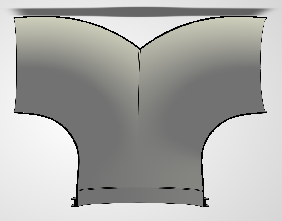 G1P Y90 Reducer – 4in → Dual