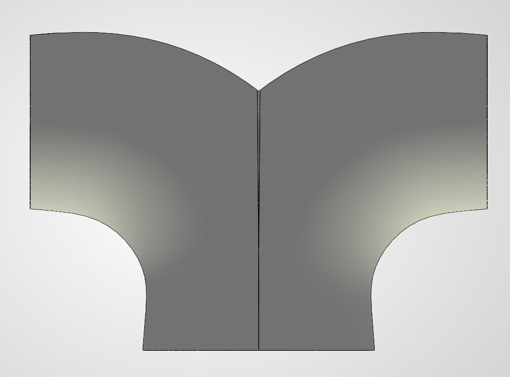 G1P Y90 Reducer – 4in → Dual