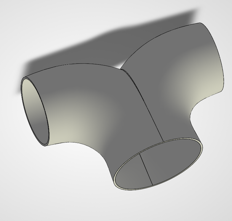 G1P Y90 Reducer – 4in → Dual