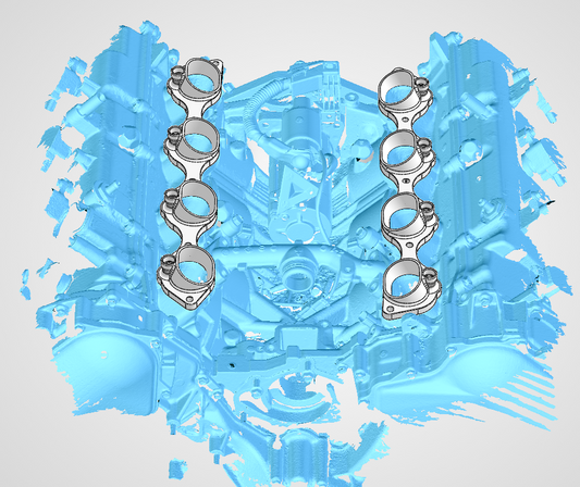 👉 Nissan VK56 SI Head Flange – 14mm Injector – Metal Print STL