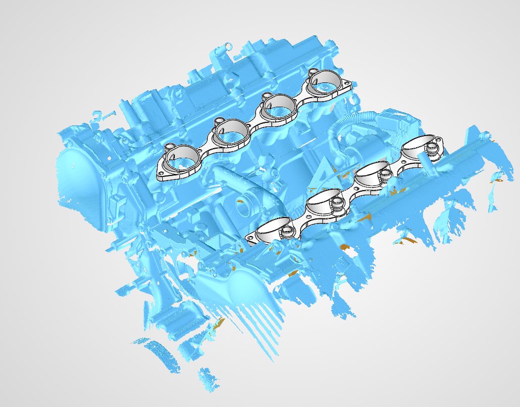 👉 Nissan VK56 SI Head Flange – 14mm Injector – Metal Print STL