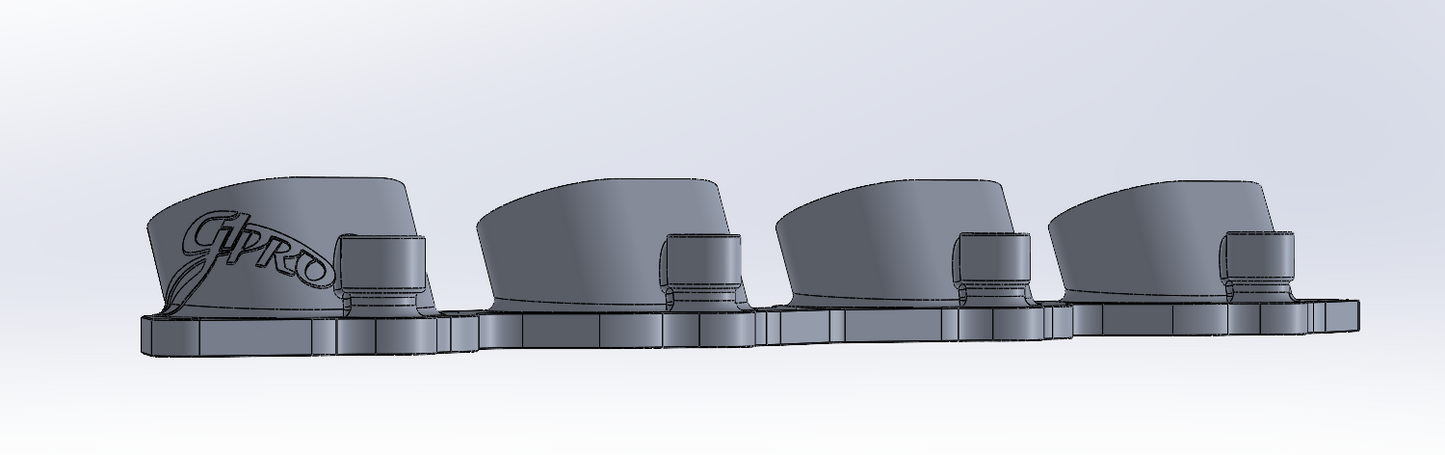 Coyote Intake Manifold Head Flange – 100% Aluminum 3D Printed