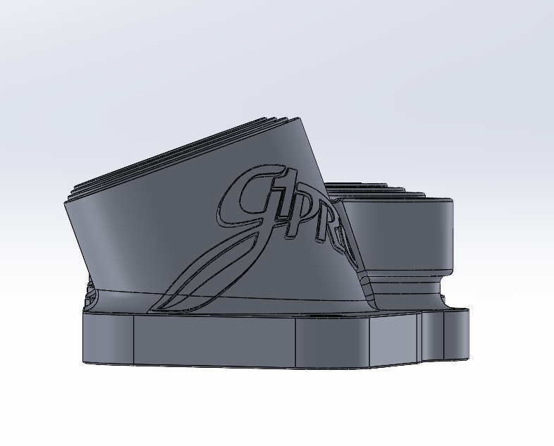 Coyote Intake Manifold Head Flange – 100% Aluminum 3D Printed