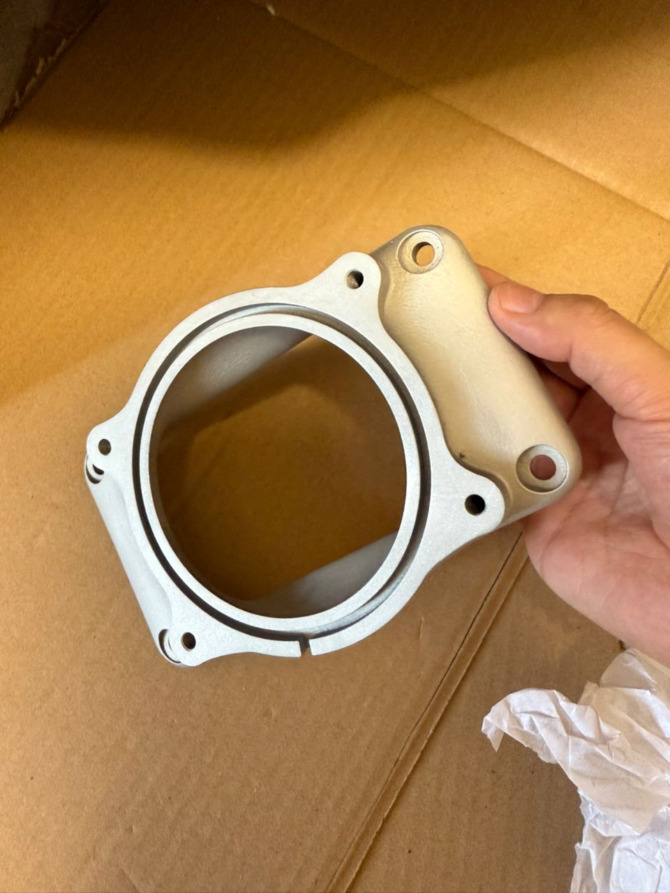 CobraJet to GT350/90mm/80mm Coyote Throttle Body Adapter