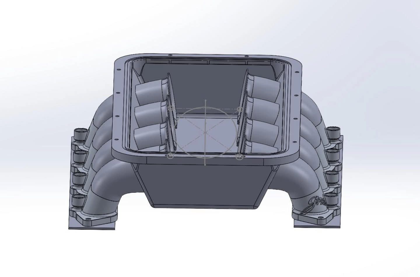 Coyote Mid Ram Lower Plenum Intake Manifold