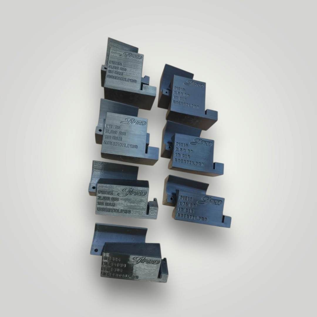 PIE15 Pie Cutting Fixtures 1D CLR - Ready-to-Use Printed Tools