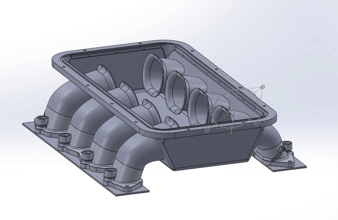 Coyote Mid Ram Lower Plenum Intake Manifold