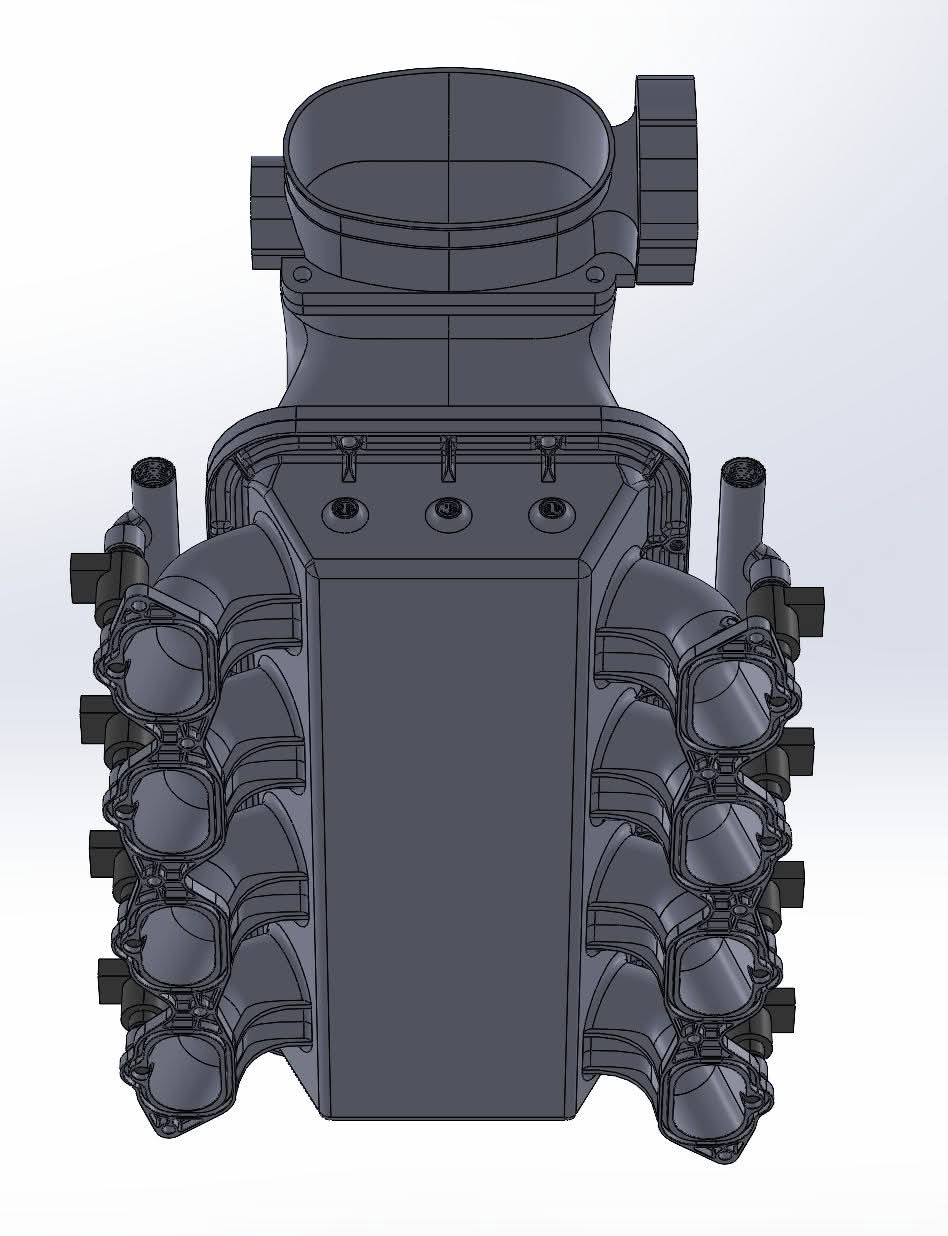 Coyote Mid Ram Lower Plenum Intake Manifold