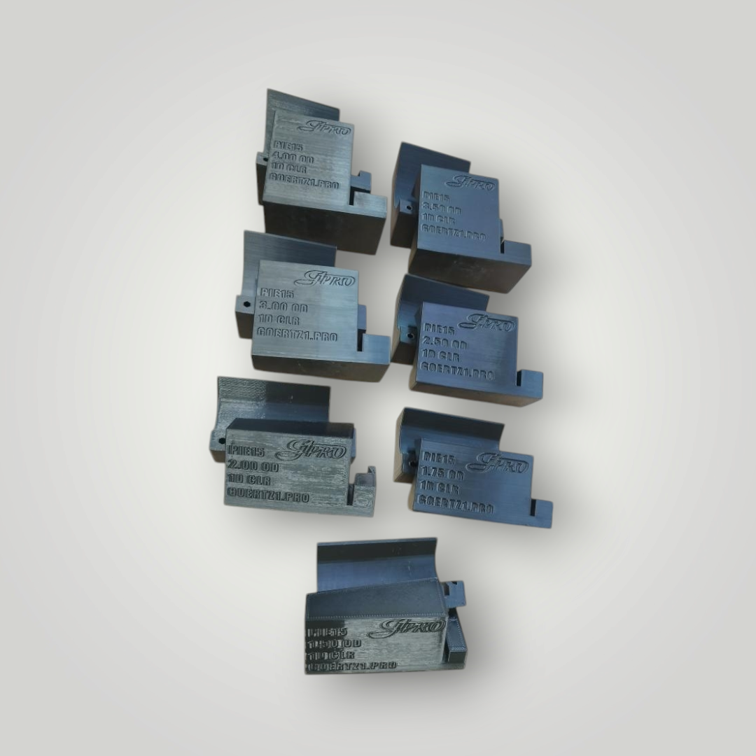 PIE15 Pie Cutting Fixtures 1D CLR - Ready-to-Use Printed Tools